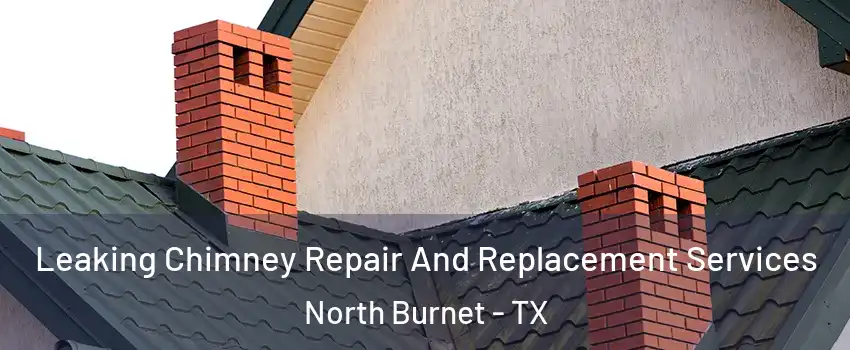 Leaking Chimney Repair And Replacement Services North Burnet - TX