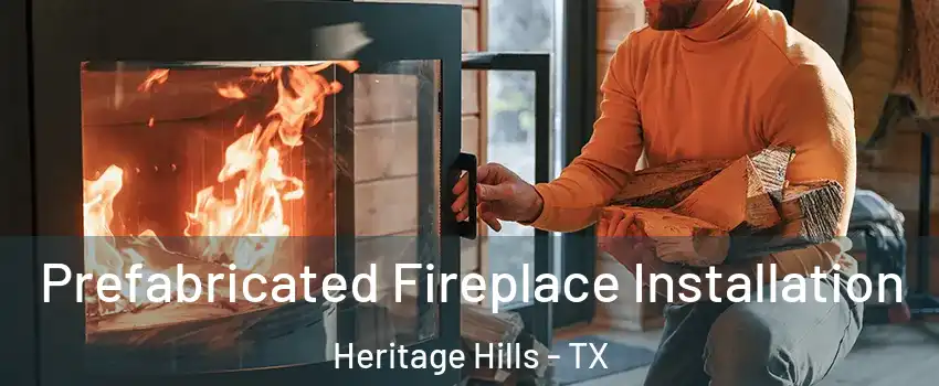 Prefabricated Fireplace Installation Heritage Hills - TX
