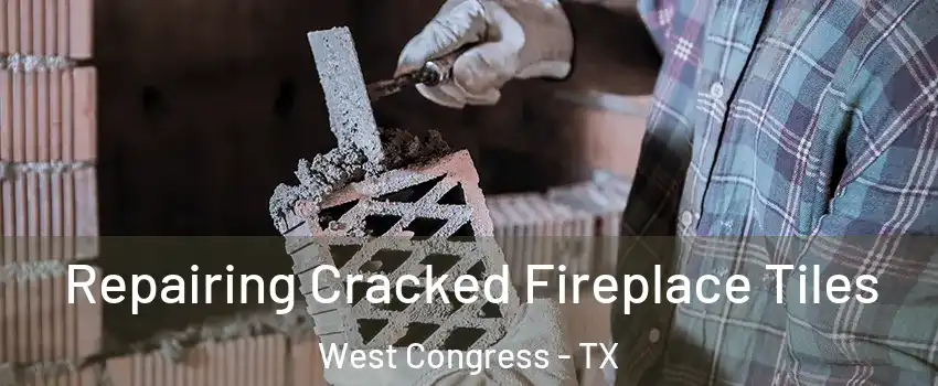 Repairing Cracked Fireplace Tiles West Congress - TX